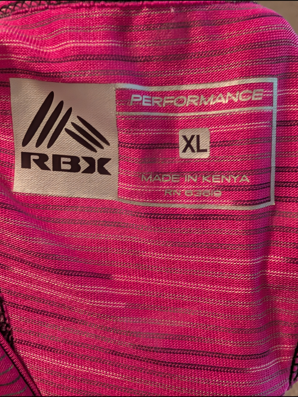 RBX Women's Pink Heathered Scoop Neck Tank Top - Picture 3 of 3